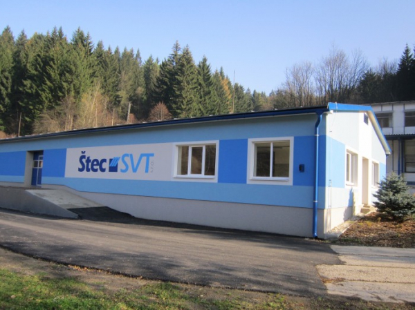 Stavební úpravy skladu chemických látek firmy ŠTEC SVT ve Vsetíně