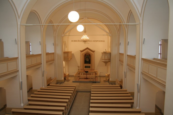 Stavební opravy kostela Českobratrské církve evangelické v Ratiboři