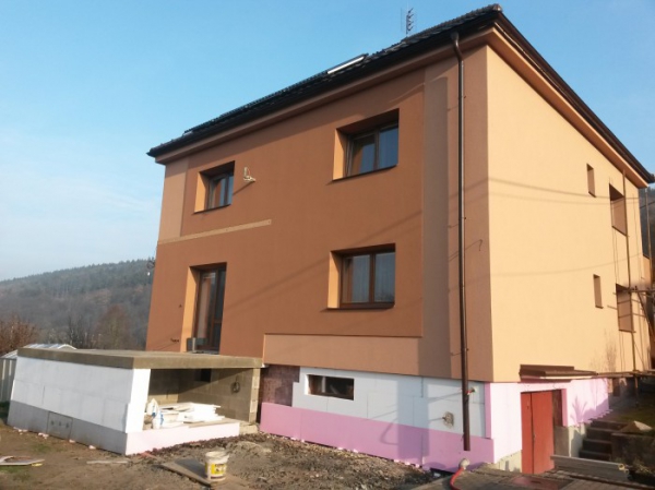Stavební úpravy a zateplení RD v obci Bystřička