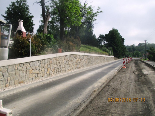 Rekonstrukce části silnice I/69, ulice Chrástěšovská, Vizovice