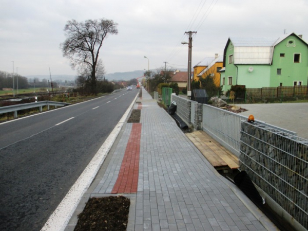 TM Stav, spol. s r.o. - Oprava chodníku v ulici Vlárská, Brumov-Bylnice