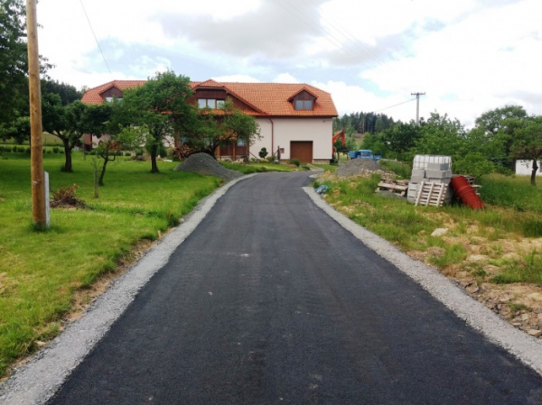 Oprava polních cest v obci Prostřední Bečva