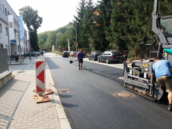 TM Stav, spol. s r.o. - Výměna vodovodu Vsetín, ul. Nemocniční