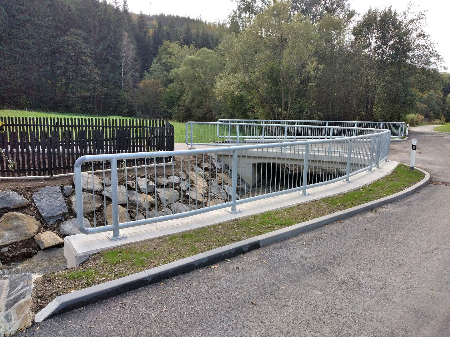 Rekonstrukce mostu přes potok Skalník ve Vsetíně - Jasenice